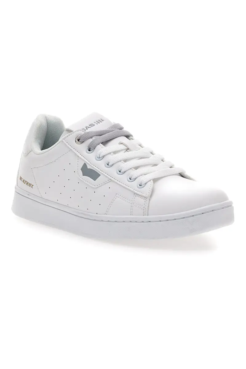Sneakers bianche in materiale sintetico Gas 414185 miniatura 2
