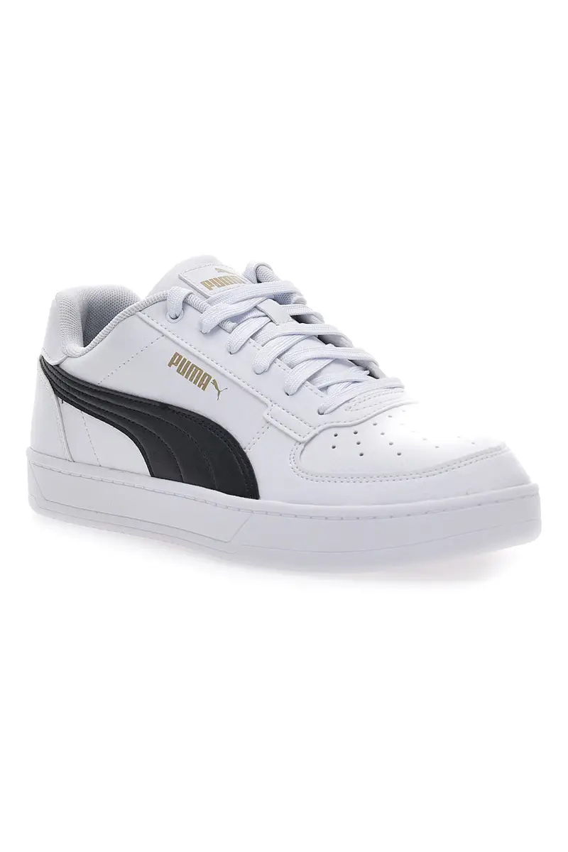 Sneakers bianche in simil pelle stile basket Puma Caven 2 miniatura 2