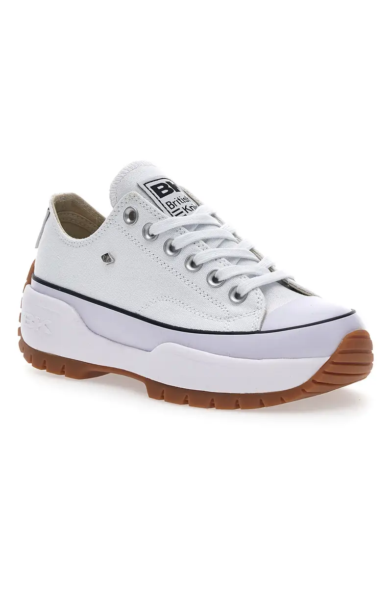 Sneakers Bianche In Tela Con Platform British Knights Kaya Low Fly miniatura 2