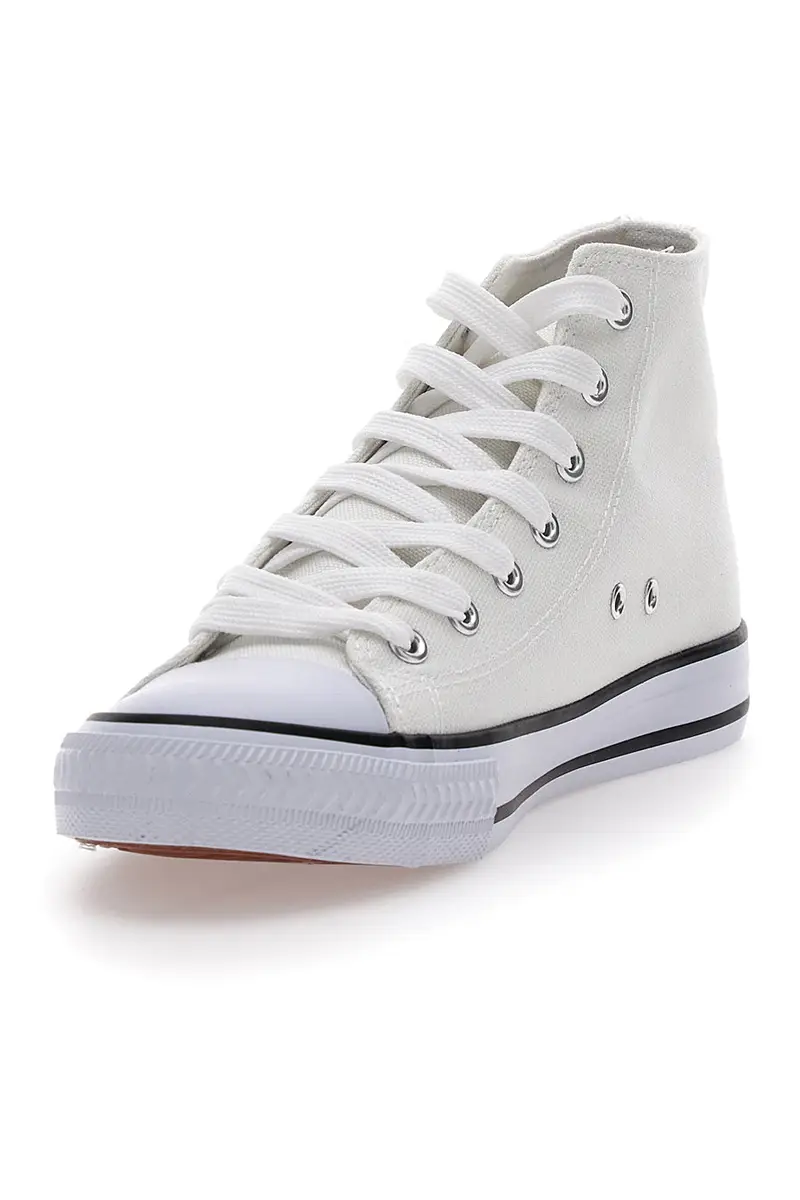 Sneakers Bianche in Tela W Max 5014 miniatura 3
