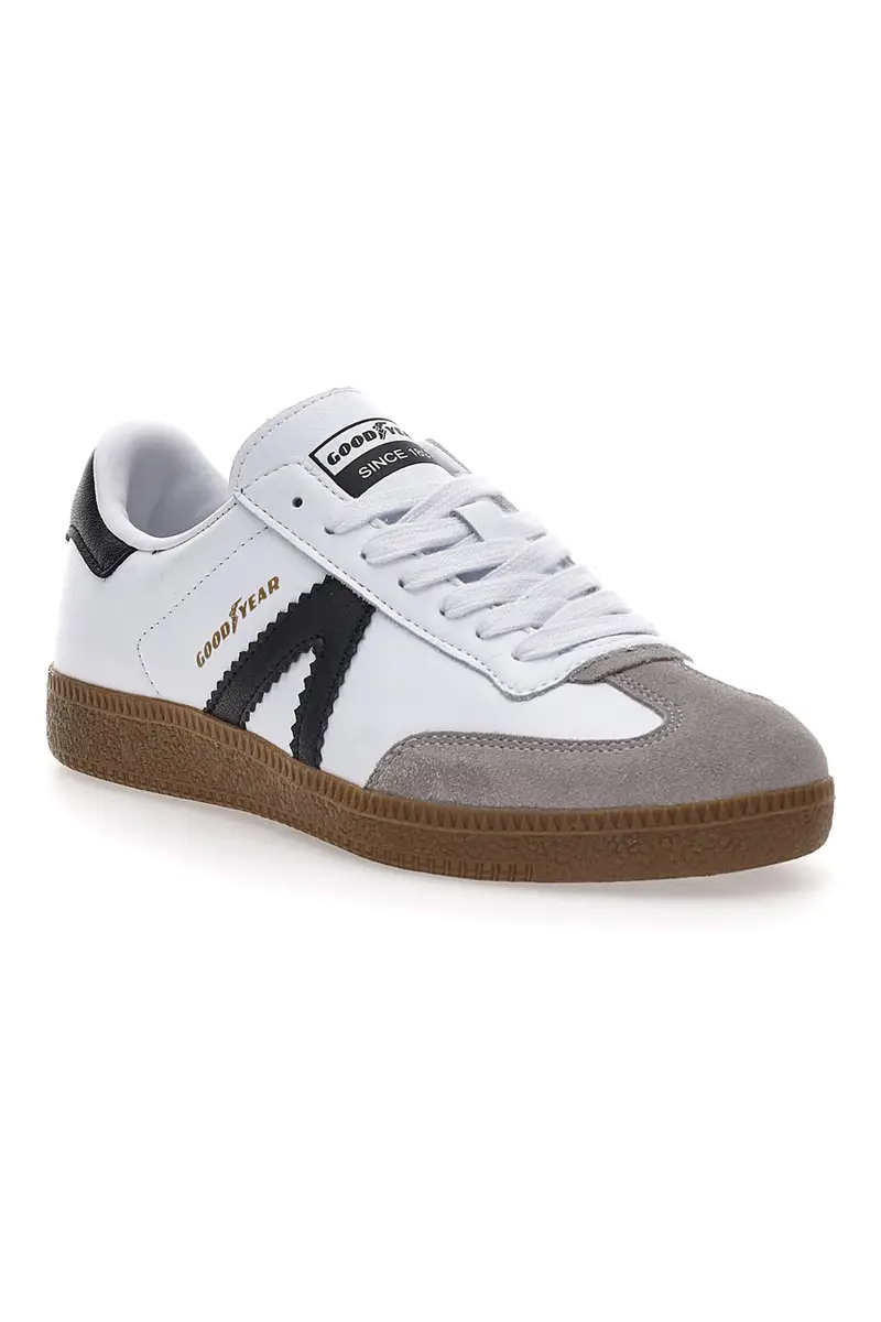 Sneakers bianche pelle Good Year GY51001 miniatura 2