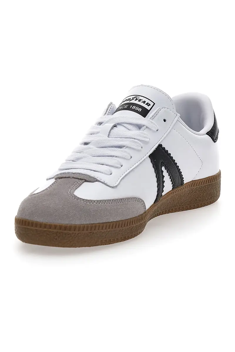 Sneakers bianche pelle Good Year GY51001 miniatura 3
