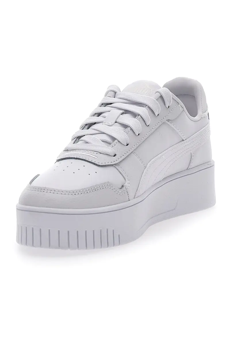 Sneakers Bianche Platform Puma Carina Street JR miniatura 3