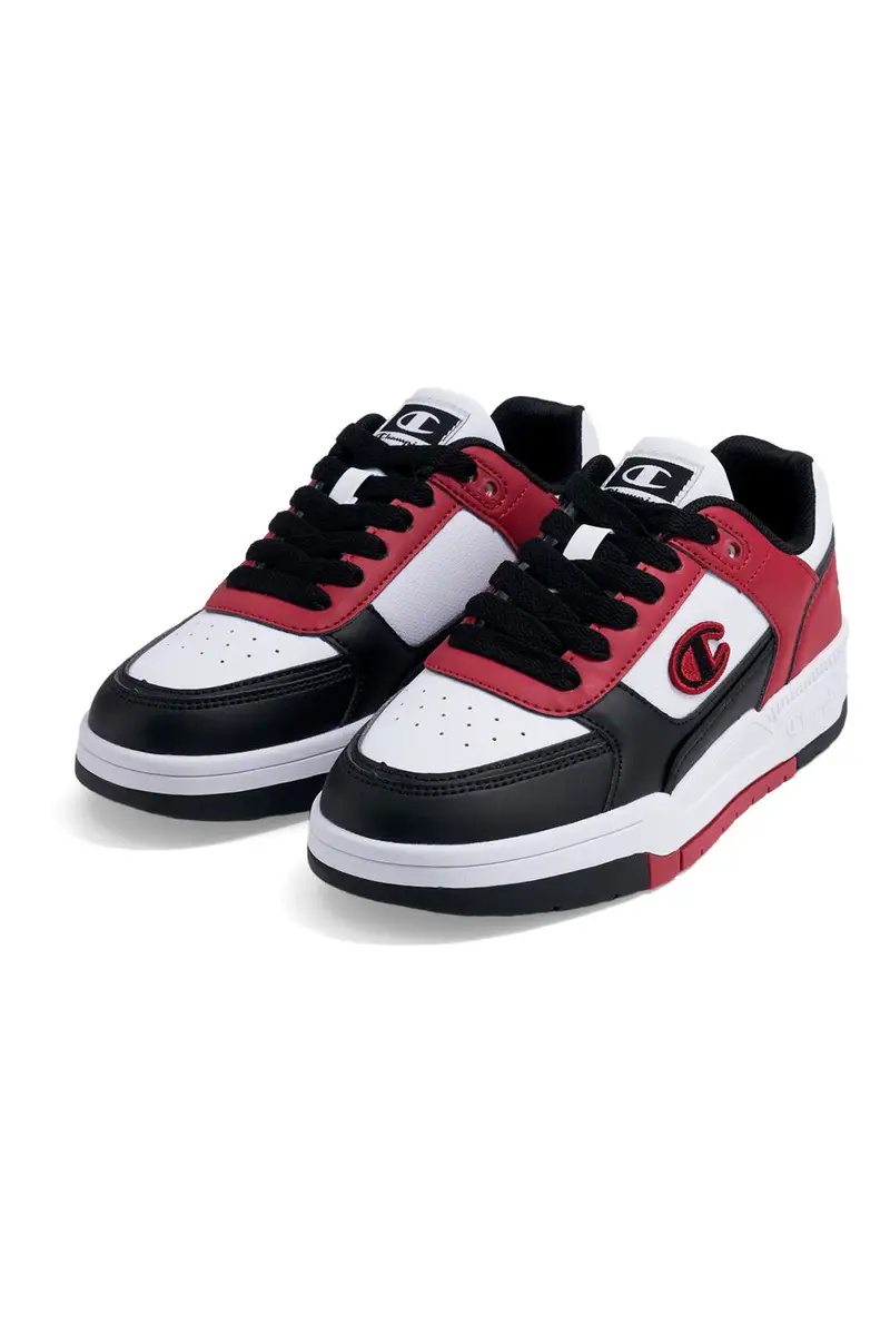 Sneakers Bianche Rosse e Nere CHAMPION RD18 HERITAGE B GS miniatura 2