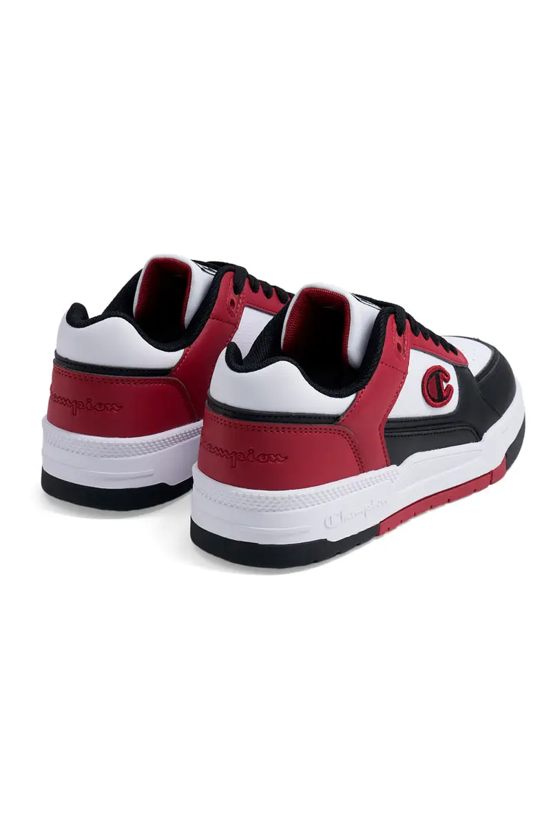 Sneakers Bianche Rosse e Nere CHAMPION RD18 HERITAGE B GS miniatura 3