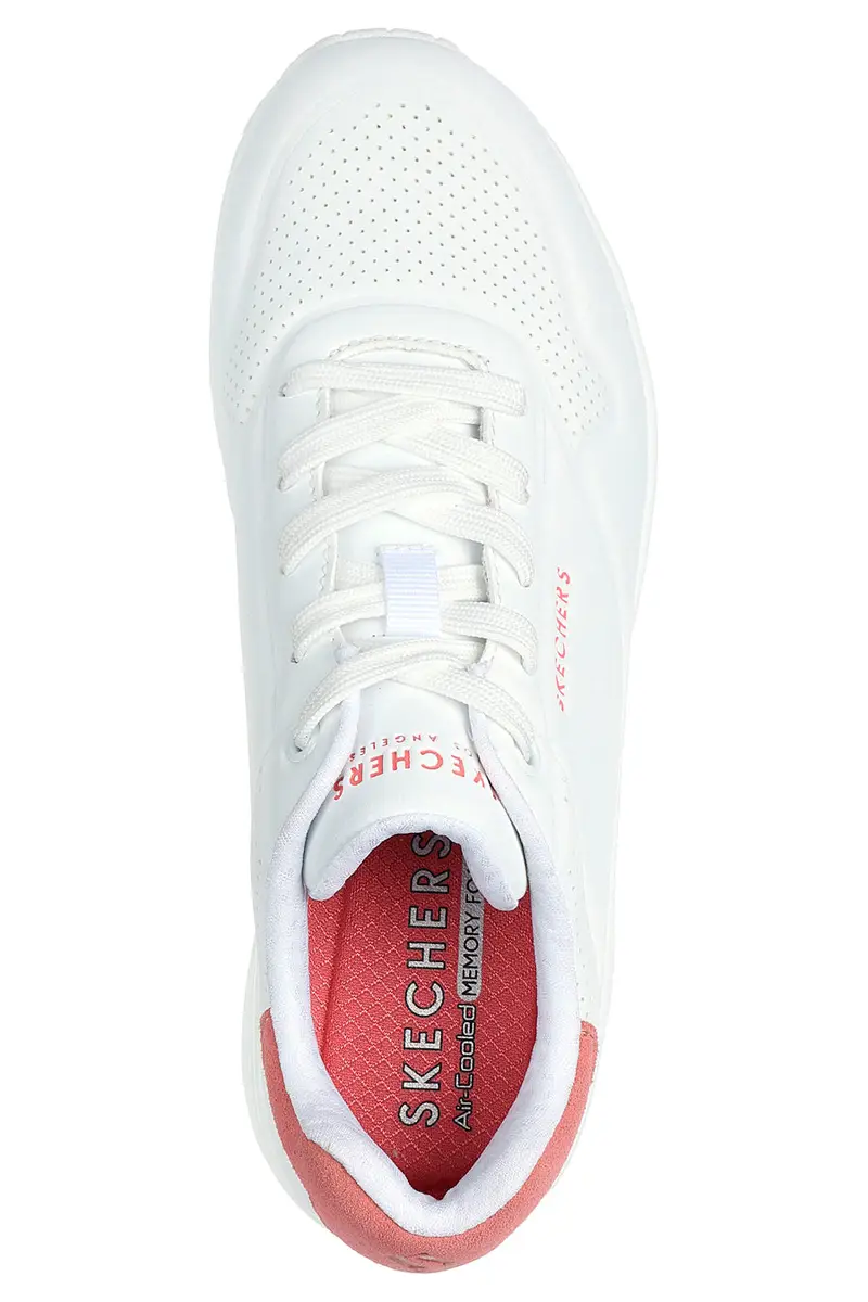 Sneakers Bianche Skechers Street Uno - Pop Back miniatura 3