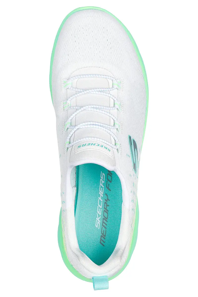 Sneakers Bianche Vegane Skechers Summits Morning Glow miniatura 3