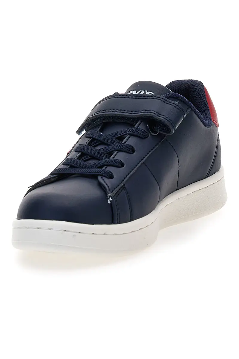 Sneakers blu con dettagli rossi Levi's Bell Jr miniatura 3