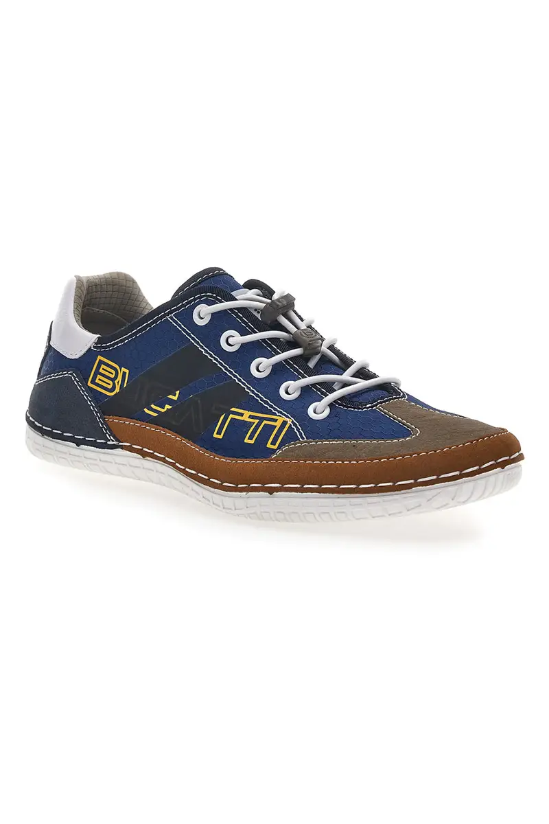 Sneakers Blu Con logo Laterale Bugatti 321AFF02 miniatura 2