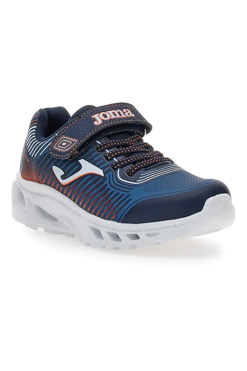 Sneakers blu con luci e chiusura a strappo Joma Aquiles JR 2503 miniatura 2