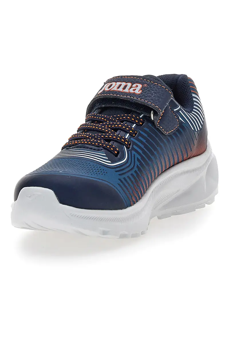 Sneakers blu con luci e chiusura a strappo Joma Aquiles JR 2503 miniatura 3