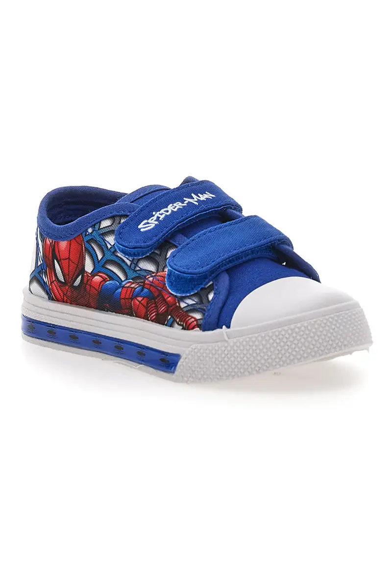 Sneakers Blu con Luci e Punta in Gomma Bianca SPIDERMAN R1310509T miniatura 2
