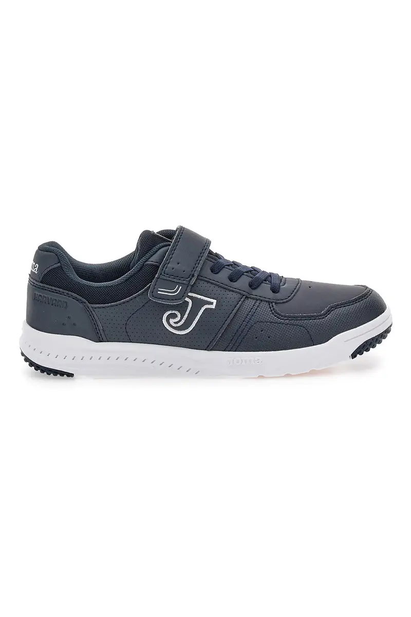 Sneakers blu con suola bianca e chiusura a strappo Joma HARVARD JR 2533