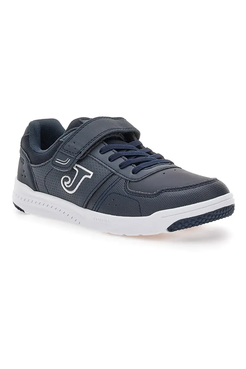 Sneakers blu con suola bianca e chiusura a strappo Joma HARVARD JR 2533 miniatura 2