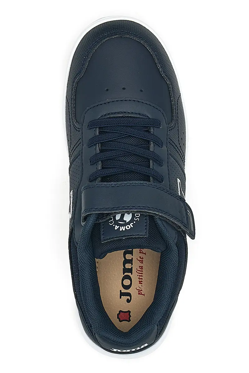 Sneakers blu con suola bianca e chiusura a strappo Joma HARVARD JR 2533 miniatura 3