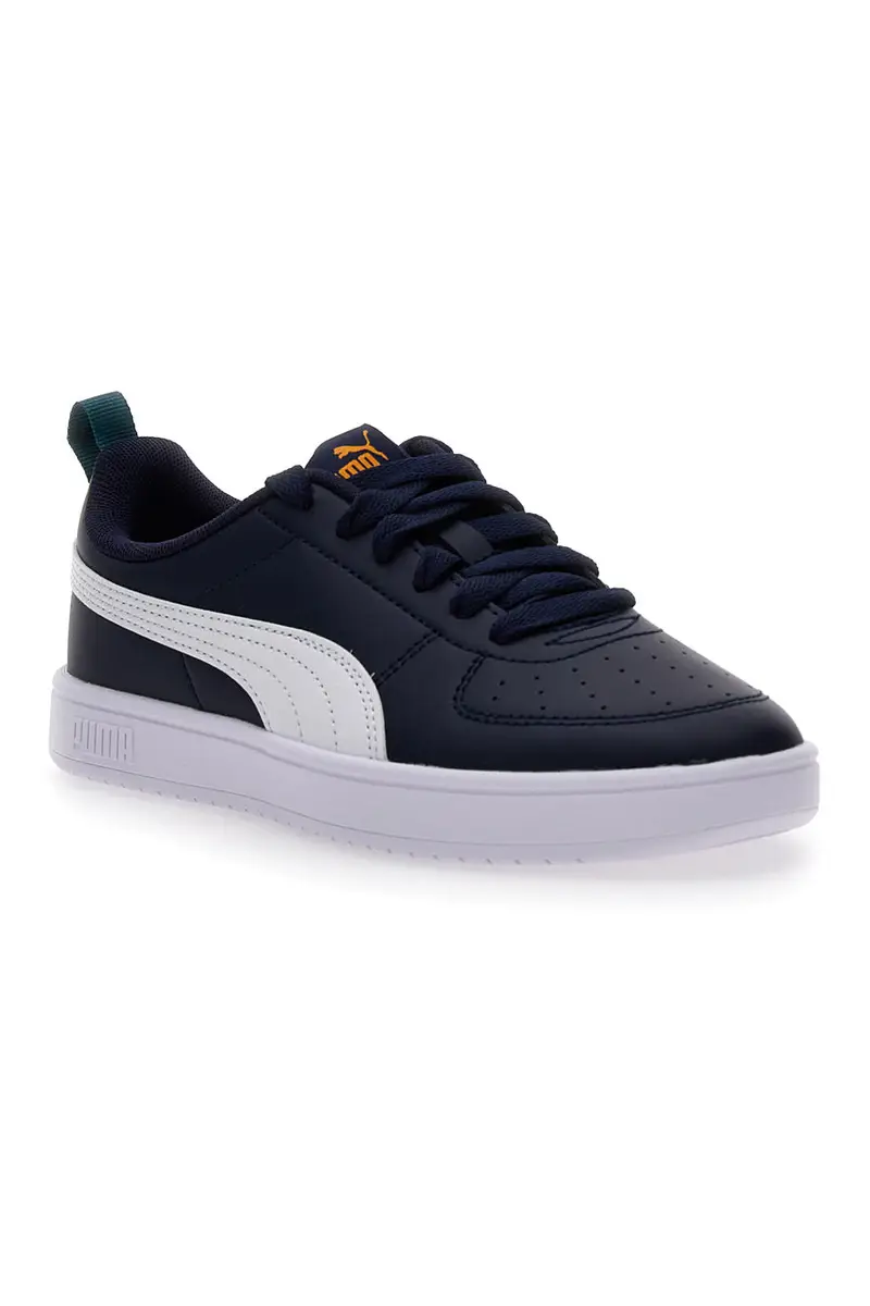 Sneakers blu con suola bianca Puma Rickie jr miniatura 2