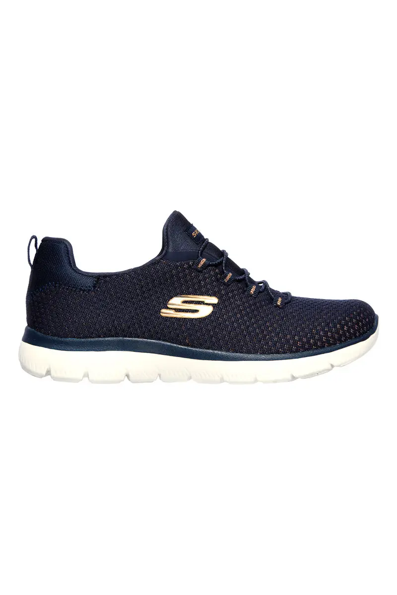 Sneakers blu con suola Memory Foam SKECHERS SUMMITS-BRIGHT BEZEL