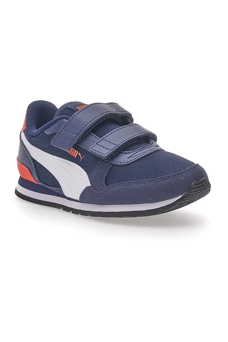 Sneakers Blu con Velcro Puma ST Runner JR miniatura 2