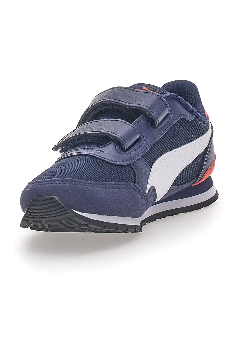 Sneakers Blu con Velcro Puma ST Runner JR miniatura 3