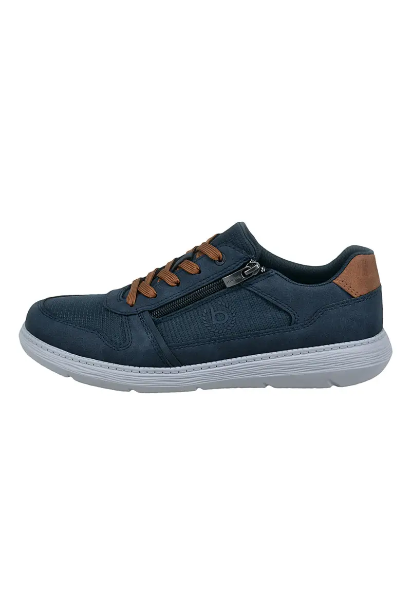 Sneakers blu con zip laterale Bugatti 334AFU045050