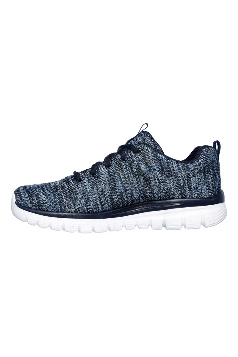 Sneakers Blu da Donna Skechers Graceful Twisted Fortune miniatura 2