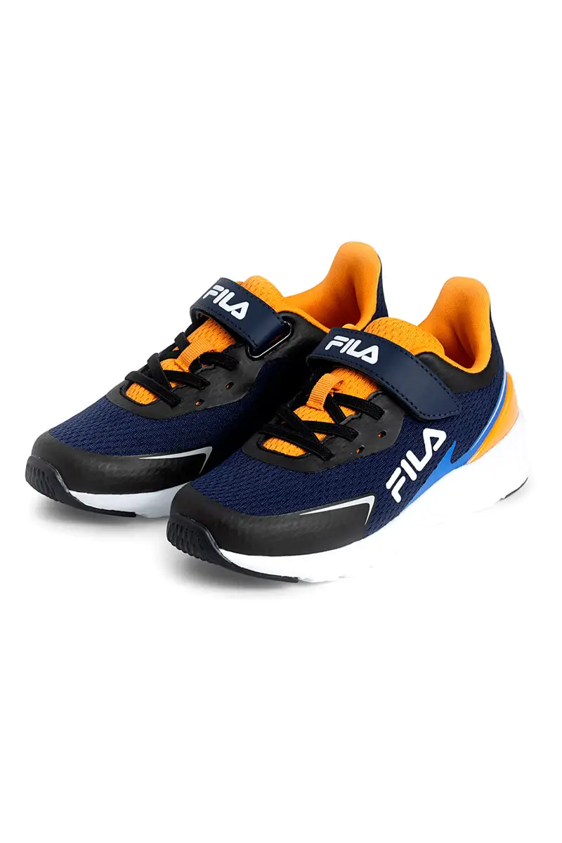 Sneakers Blu e Arancione con Velcro FILA CRUSHER miniatura 3