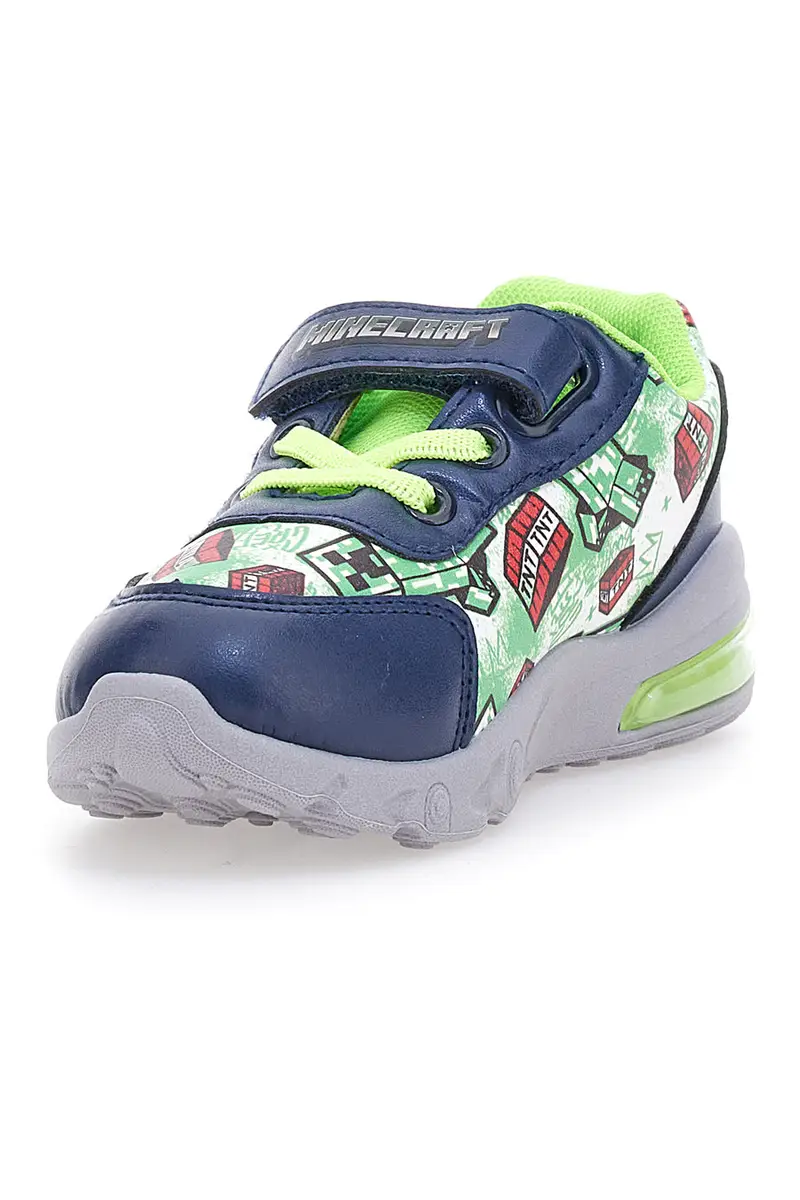 Sneakers Blu e Verdi Minecraft 7418 miniatura 3