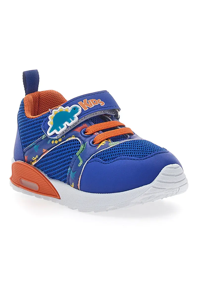 Sneakers Blu in Fantasia con Dinosauri Pitt Kids 2380 miniatura 2