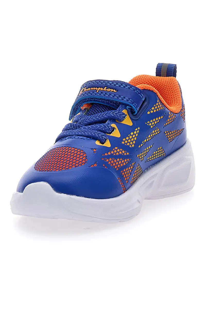 Sneakers blu multicolor con strappo Champion Wave Tri B TD miniatura 3