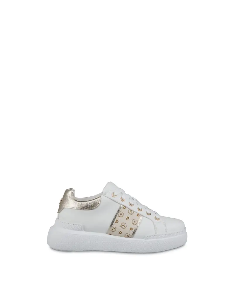 Sneakers Carrie Heritage AVORIO/PLATINO/BIANCO, 40, Pollini