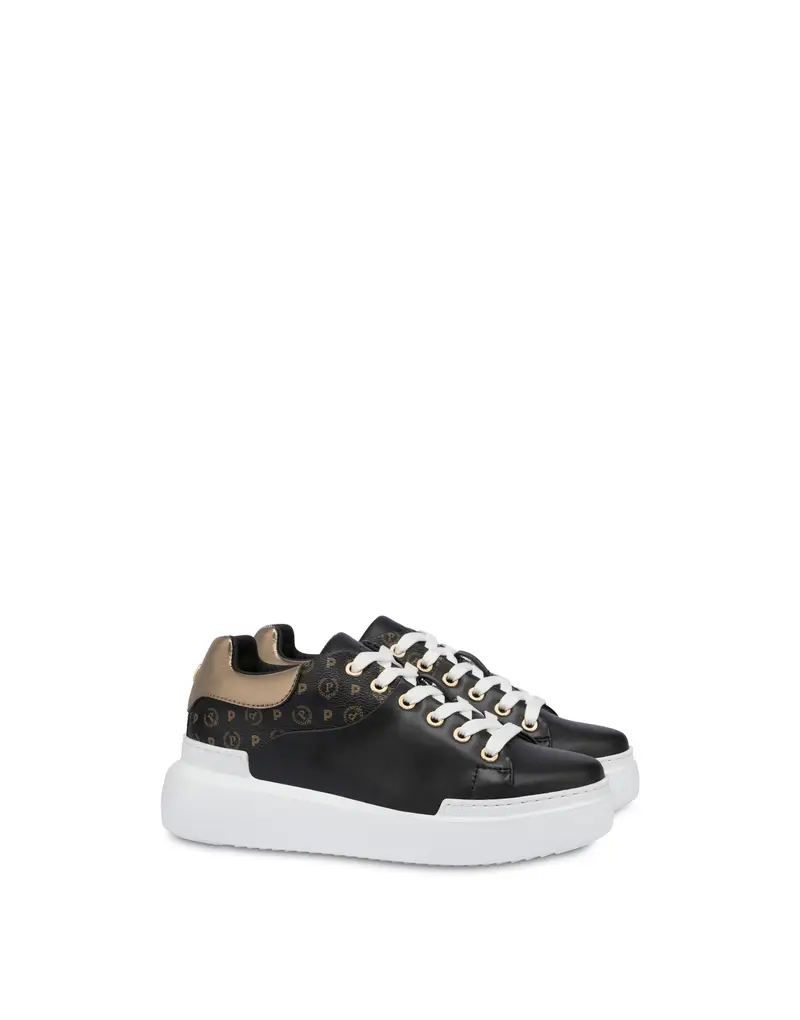 Sneakers Carrie Heritage NERO/NERO/FUCILE, 40, Pollini miniatura 2