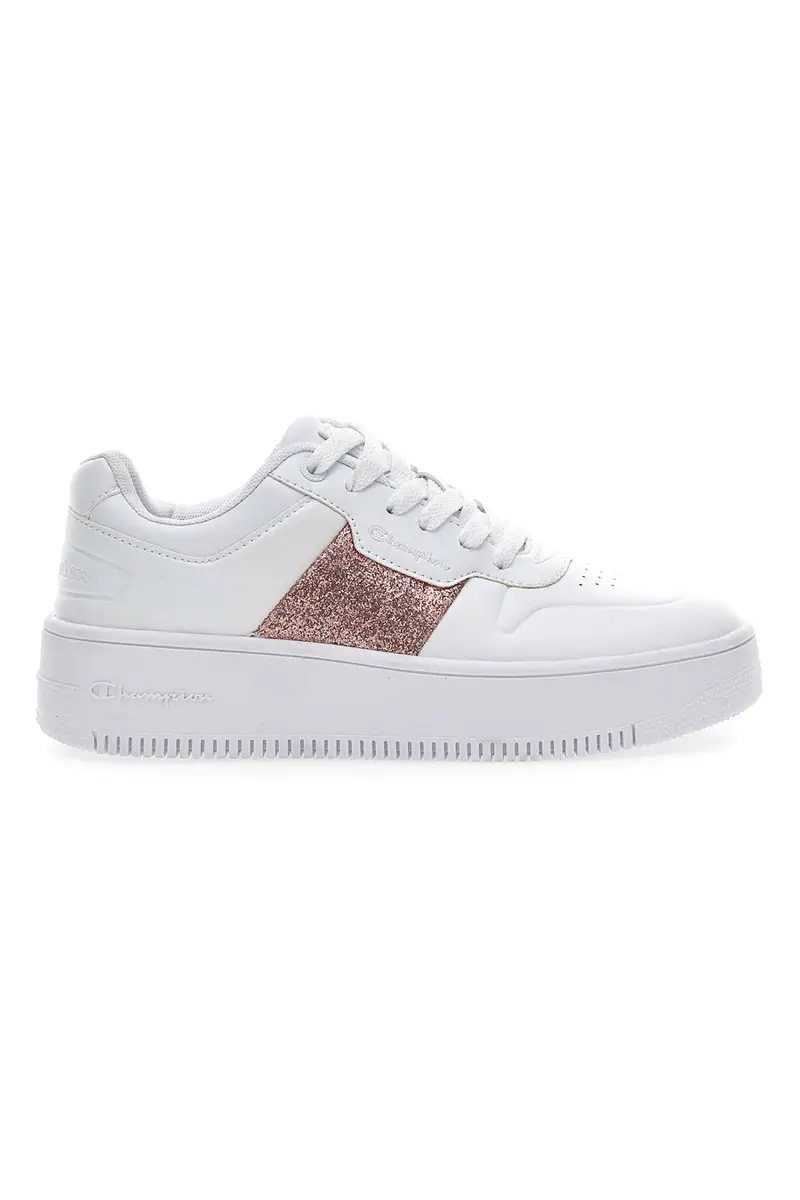 Sneakers Champion Rebound Platform Sparkle Bianche