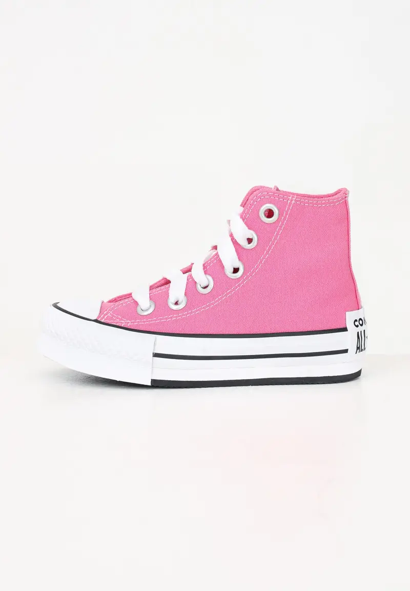 Sneakers Chuck Taylor All Star EVA Lift Platform Sketch rosa da bambina