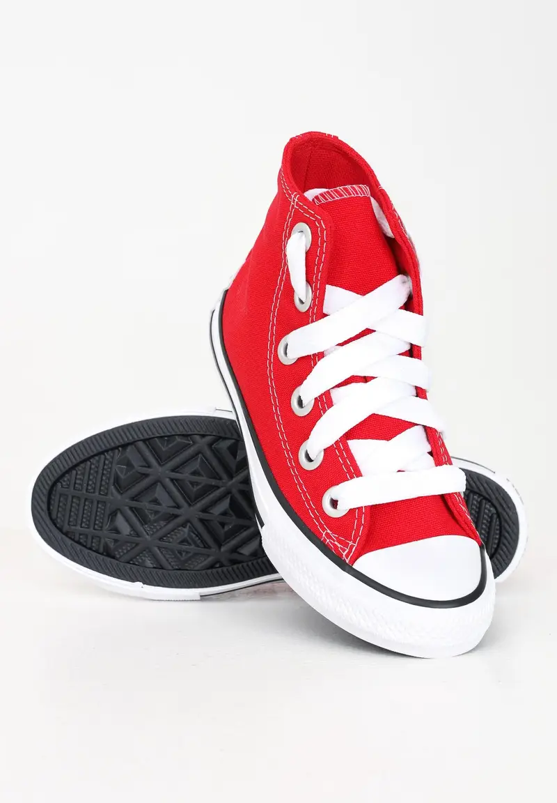 Sneakers Chuck Taylor All Star Sketch rosse per bambino e bambina miniatura 3