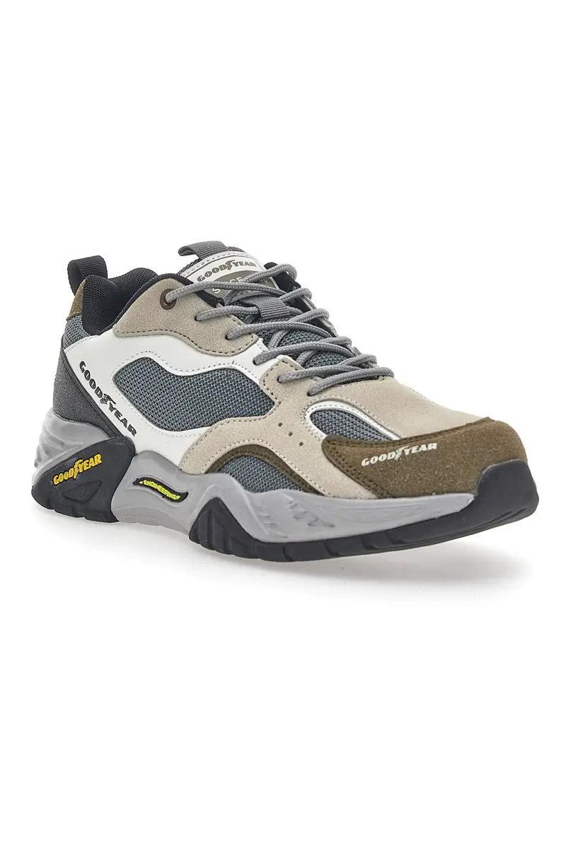 Sneakers Chunky Goodyear 31040 marrone miniatura 2