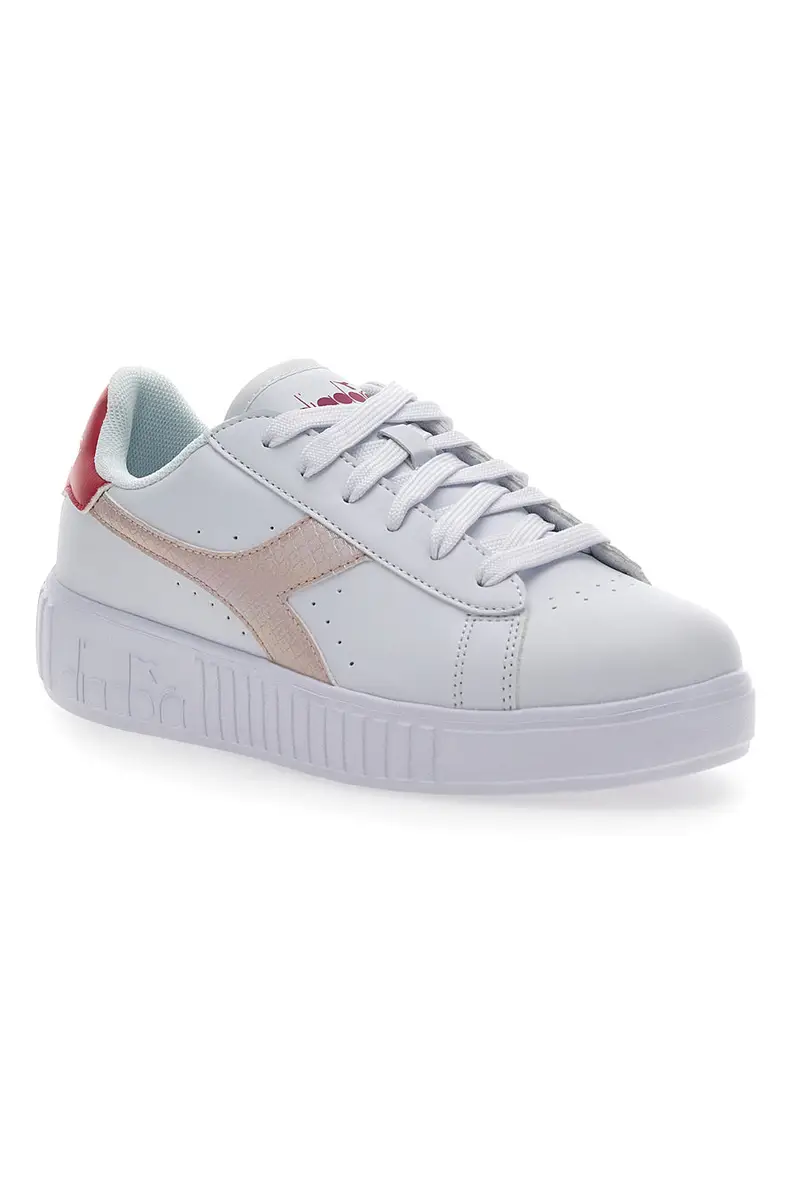 Sneakers con Lacci Bianche Diadora Game Step GS Glazed miniatura 2