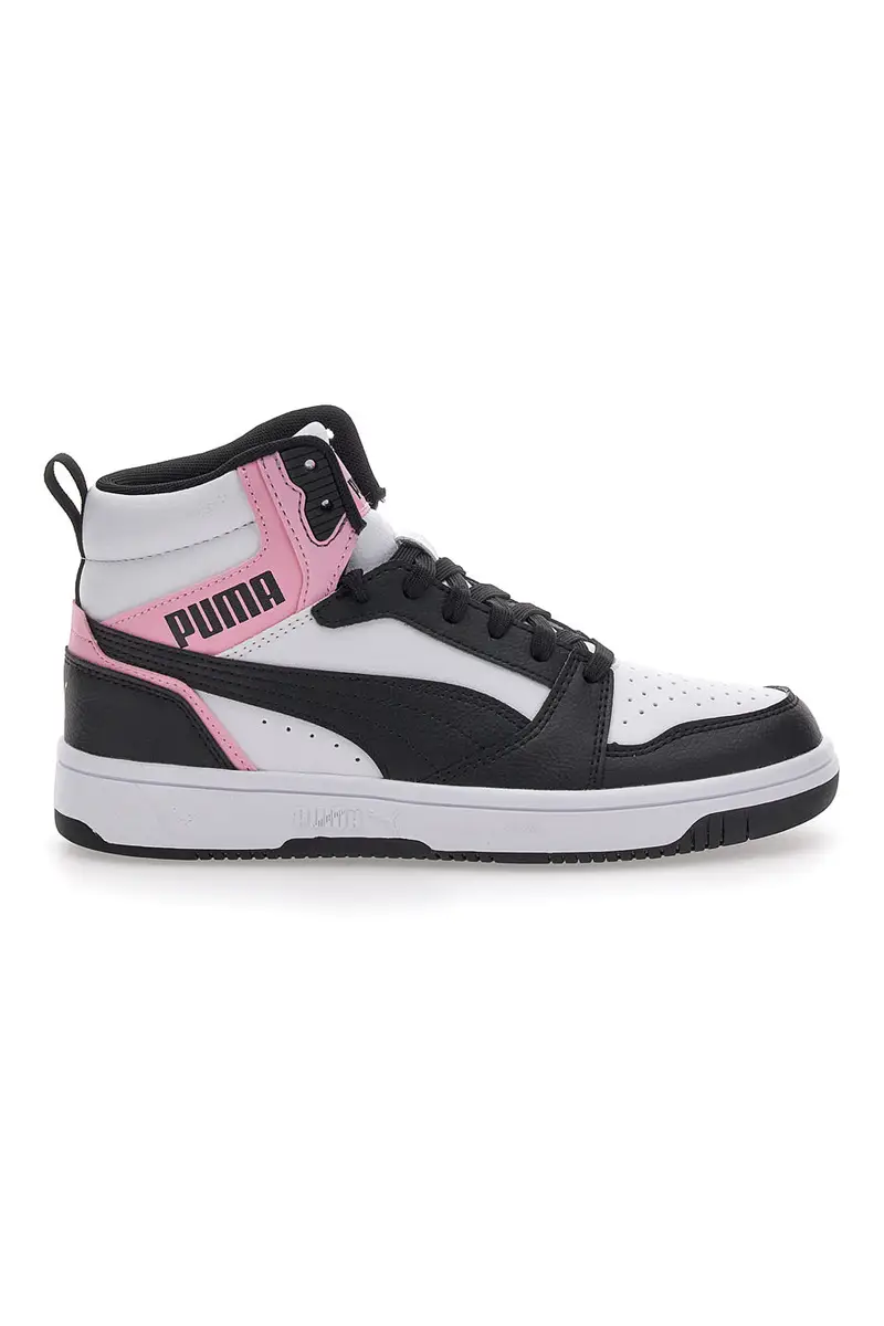 Sneakers con Lacci Bianche e Nere Puma Rebound V6