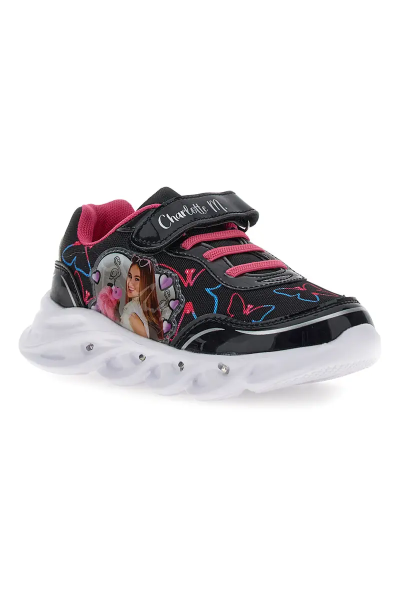 Sneakers Con Luci Charlotte 2221 Nero miniatura 2