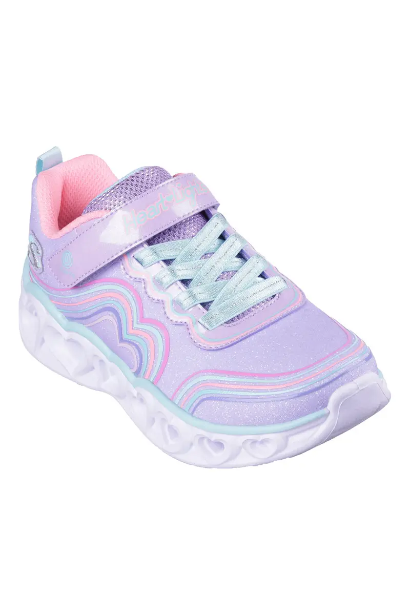 Sneakers con Luci da Bimbi Skechers Heart Lights Retro Hearts miniatura 3