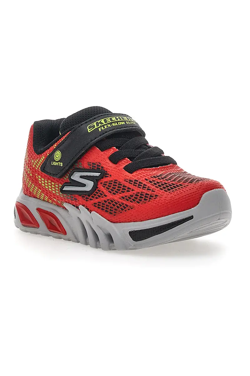 Sneakers Con Luci Skechers Glow Elite-Vorlo Rosse miniatura 2