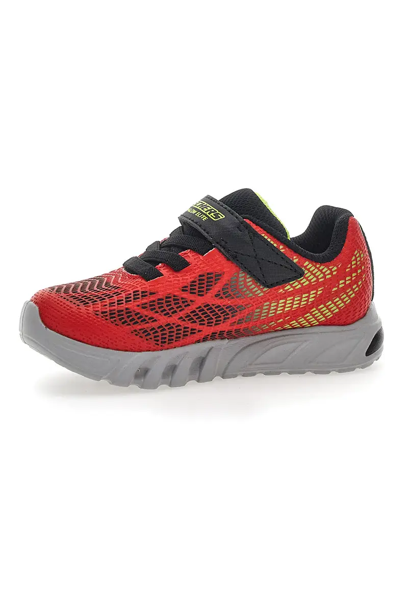 Sneakers Con Luci Skechers Glow Elite-Vorlo Rosse miniatura 3