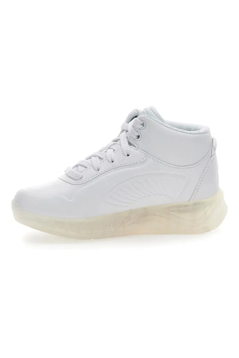 Sneakers con Luci Skechers S-Lights Remix Bianche miniatura 3