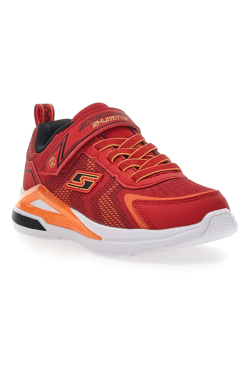 Sneakers Con Luci Skechers Tri-Namic Rosso miniatura 2