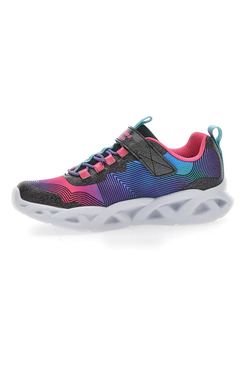 Sneakers con Luci Skechers Twist Bright 2.0 Nero-Fucsia miniatura 3