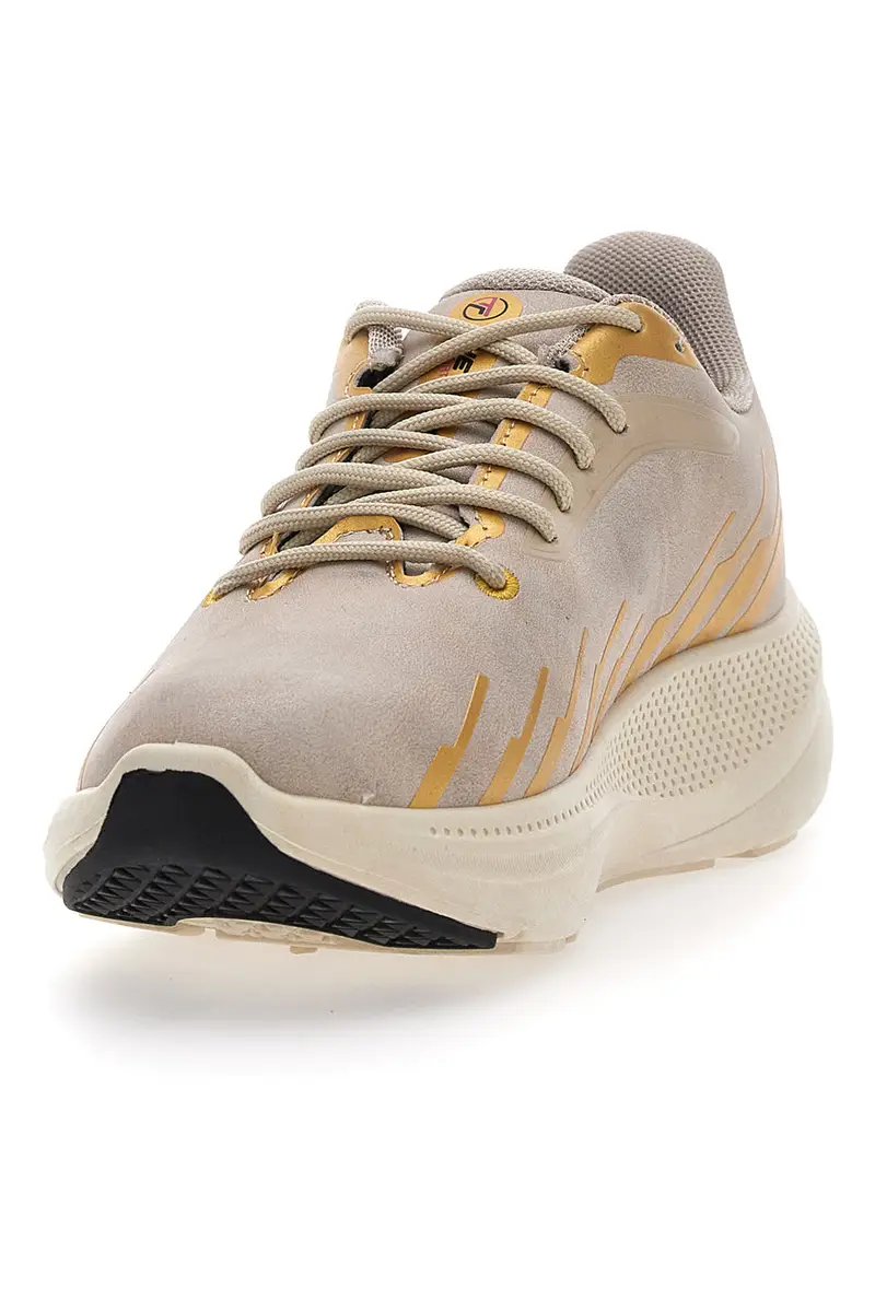 Sneakers Con Platform Beige The First 325302 miniatura 3