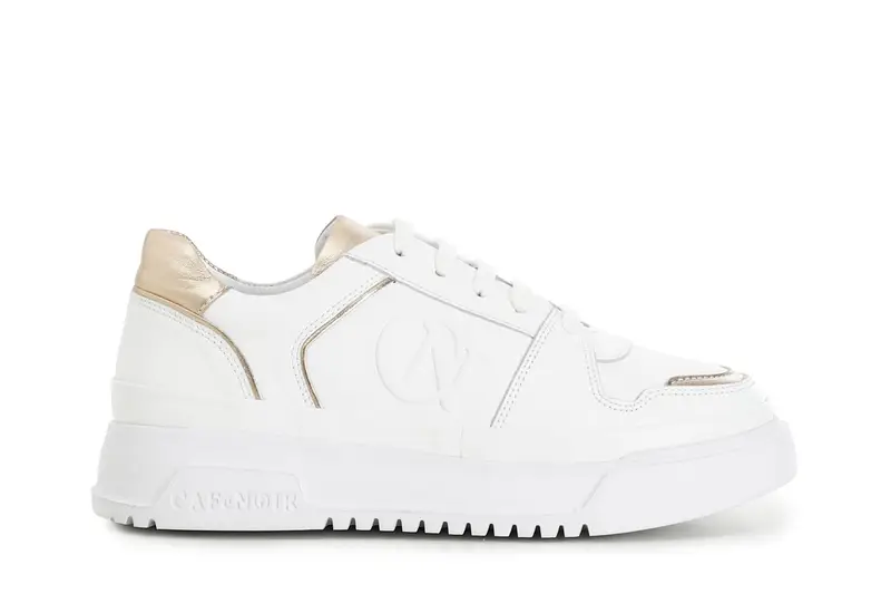 sneakers con suola a cassetta color block bianco 37
