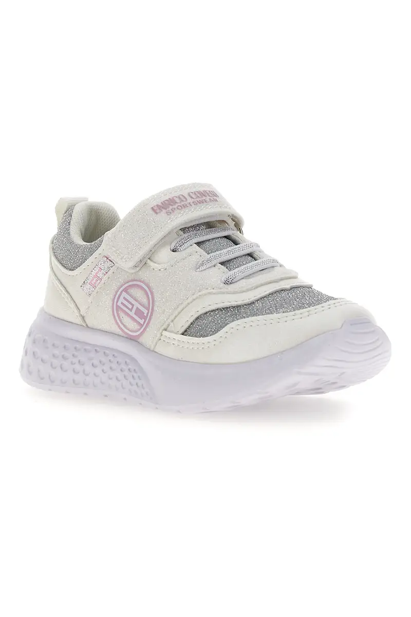 Sneakers Coveri Sport Taurus Girl Bianche miniatura 2