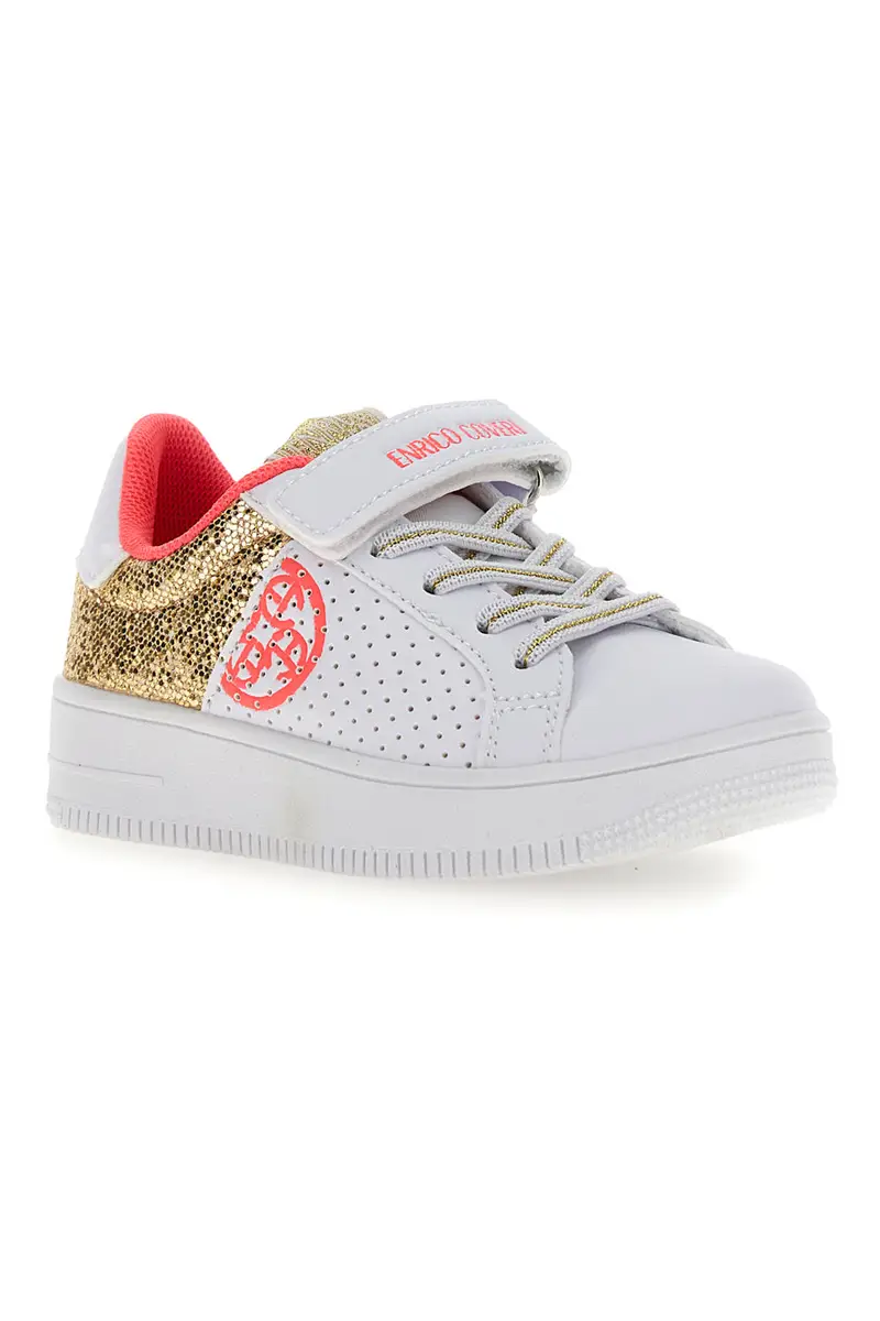 Sneakers Coveri Vanessa Glitter Bianche miniatura 2