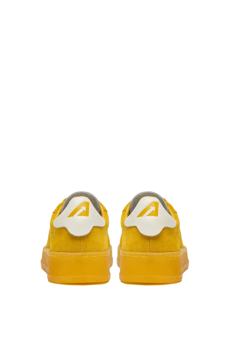 SNEAKERS DALLAS LOW IN SUEDE COLORE GIALLO miniatura 3