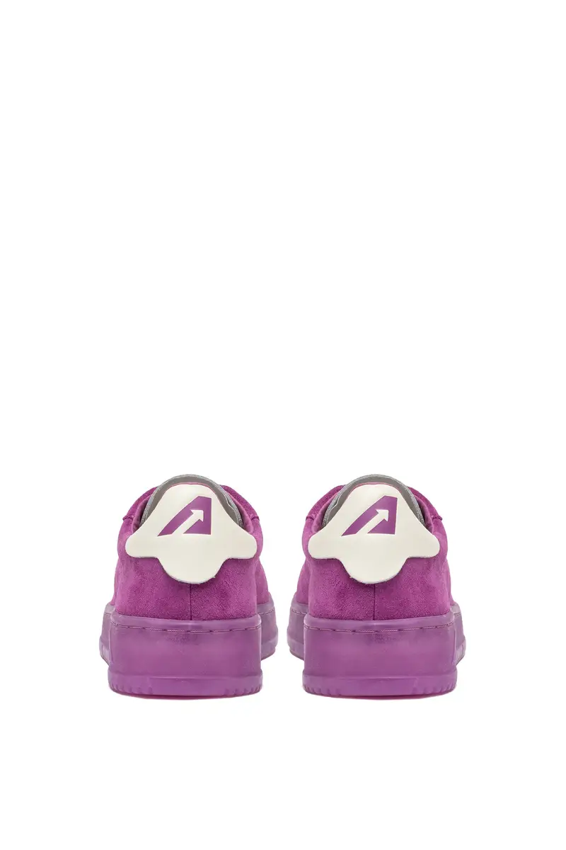 SNEAKERS DALLAS LOW IN SUEDE COLORE VIOLA miniatura 3